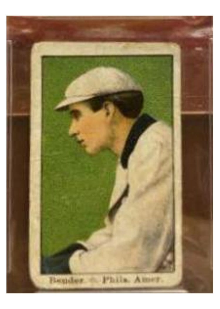 1909 E92 Dockman & Sons Chief Bender card