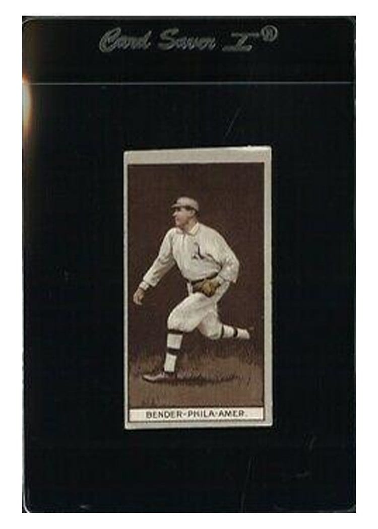 1912 T207 Brown Background Chief Bender card