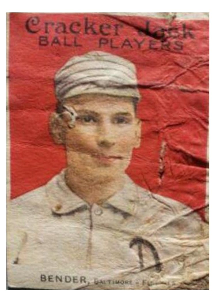 1915 Cracker Jack Chief Bender #19 card