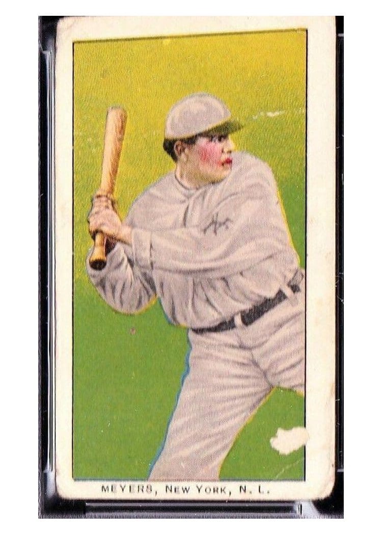 1910 E96 Philadelphia Caramel Chief Meyers card