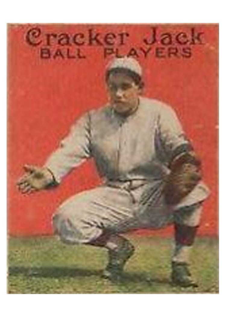 1915 Cracker Jack Chief Meyers #71 card