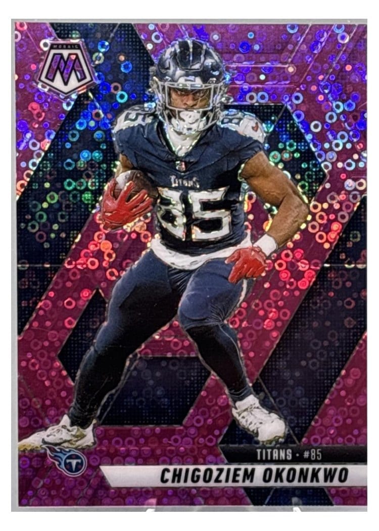 2025 Panini Mosaic Base Set Chigoziem Okonkwo #115 card