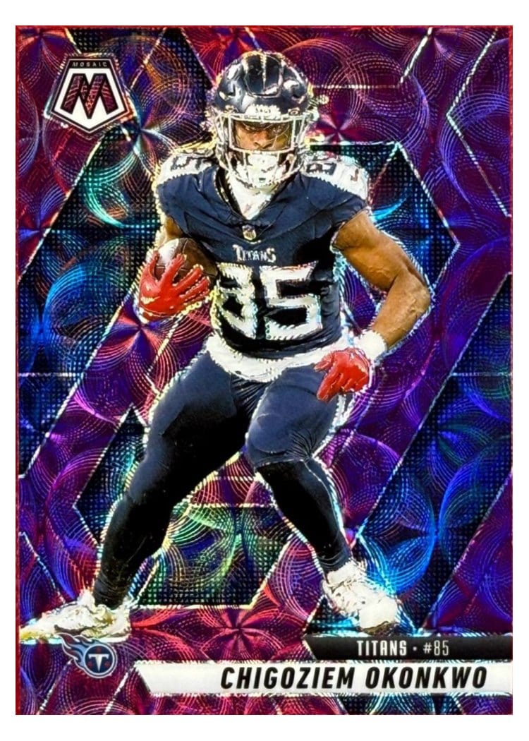 2025 Panini Mosaic Base Set Chigoziem Okonkwo #115 card