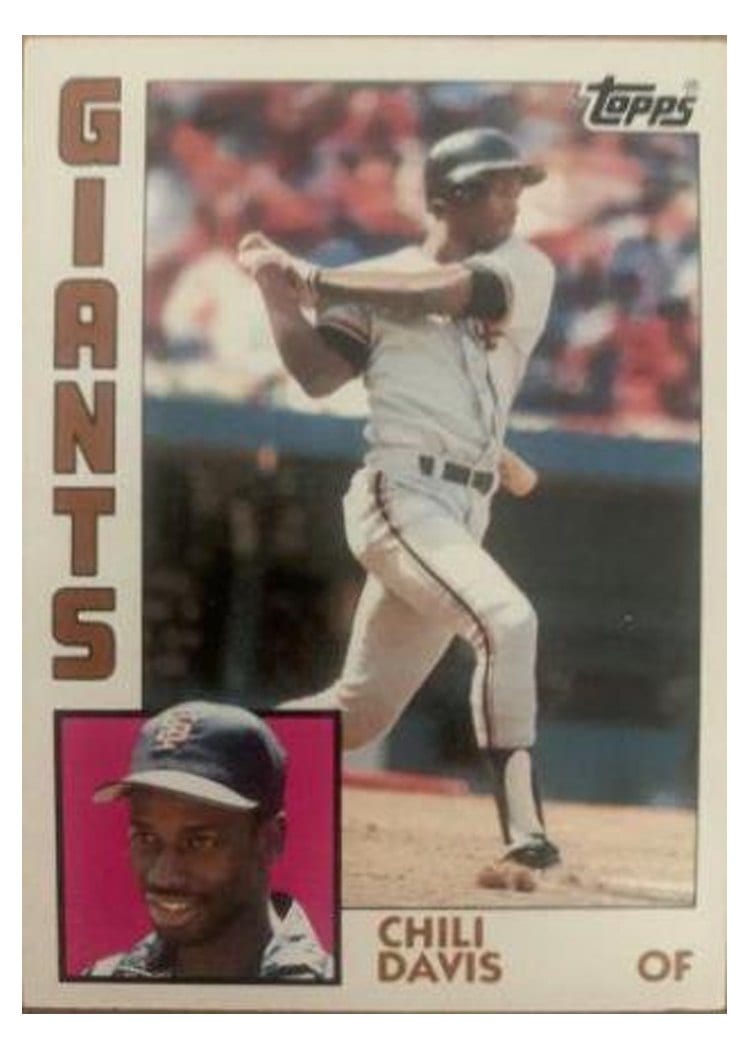 1984 Topps Chili Davis #494 card