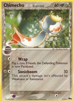 2006 POP Series 4 Chimecho δ #1 card