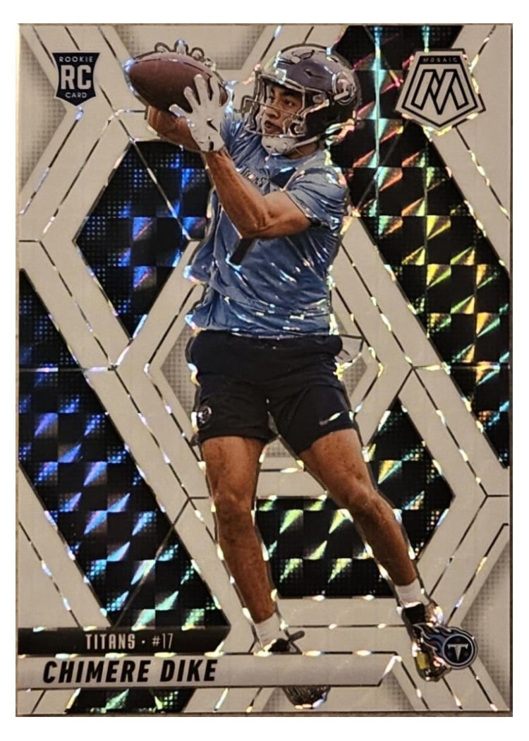 2025 Panini Mosaic Base Set Chimere Dike White #356 card