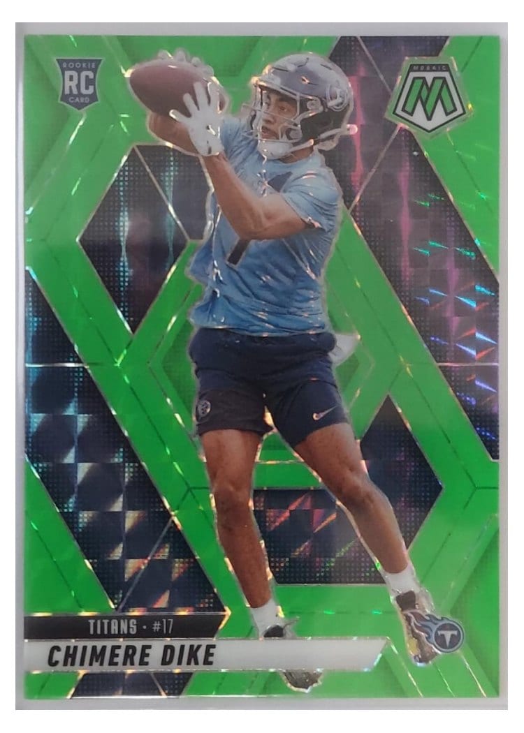 2025 Panini Mosaic Base Set Chimere Dike Green Fluorescent #356 card