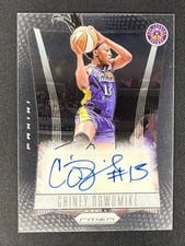 2024 Panini Prizm WNBA Throwback Signatures Chiney Ogwumike #TB-CO card
