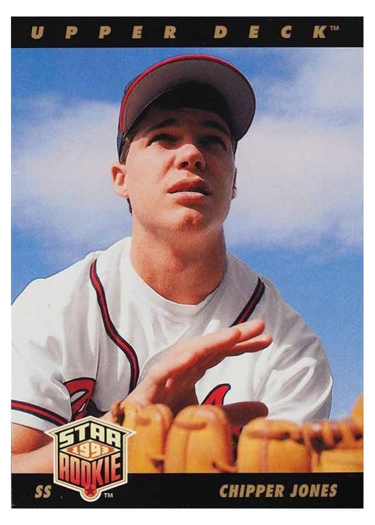 1993 Upper Deck Base Set Chipper Jones #24 card