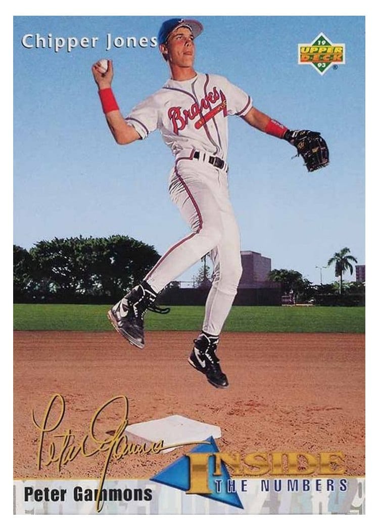 1993 Upper Deck Base Set Chipper Jones #459 card