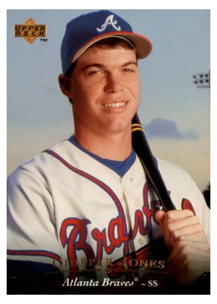 1995 Upper Deck Chipper Jones #293 card