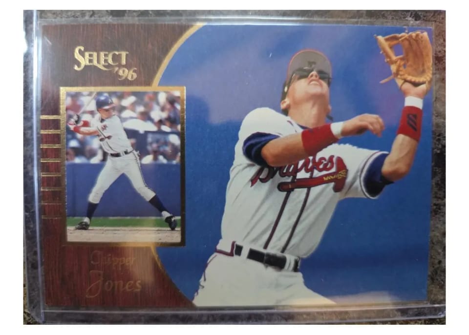 1996 Select Chipper Jones #41 card
