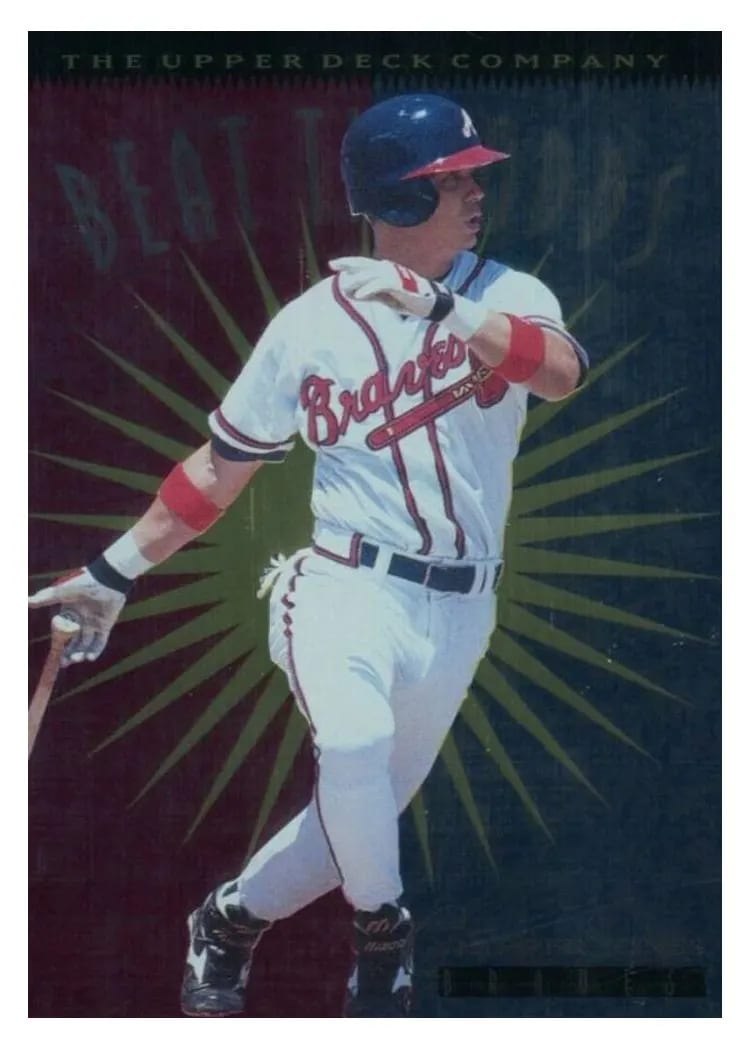 1996 Upper Deck Chipper Jones #149 card
