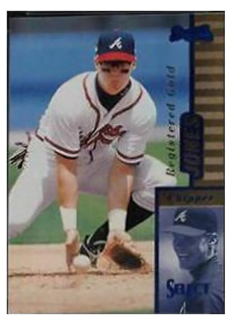 1997 Select Chipper Jones #63 card