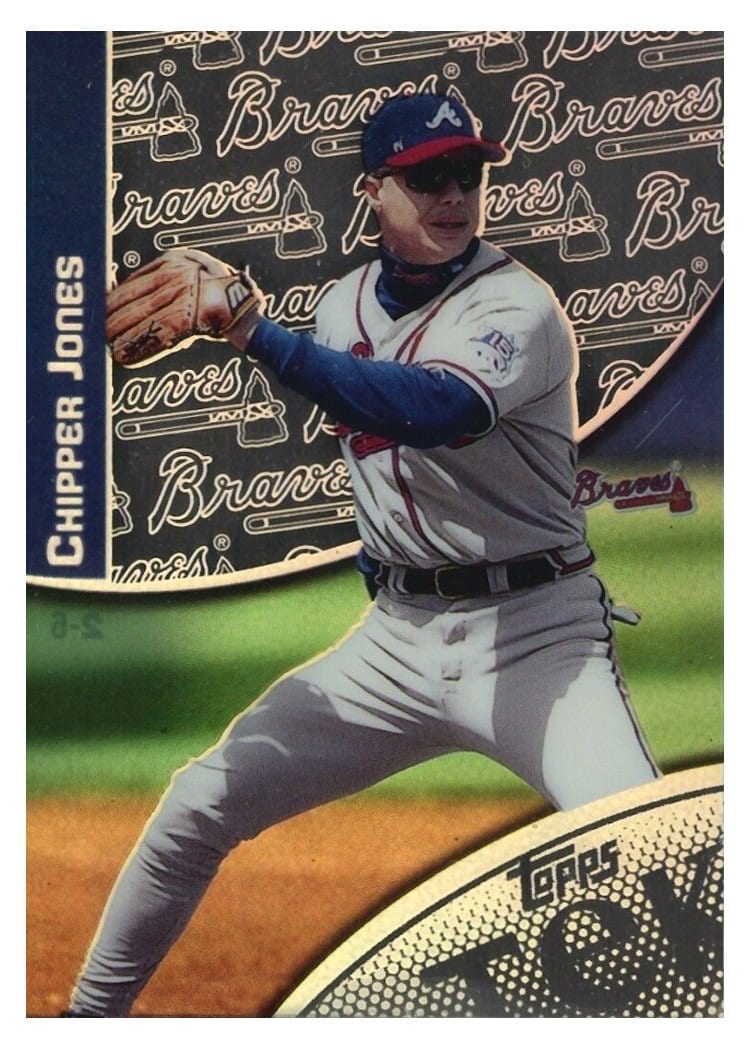 2000 Topps Tek Base Set Chipper Jones #2-6 card