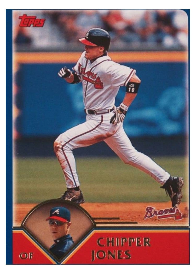 2003 Topps Base Set Chipper Jones #370 card