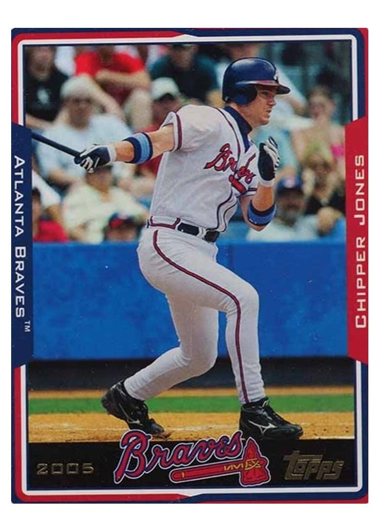2005 Topps Base Set Chipper Jones #530 card