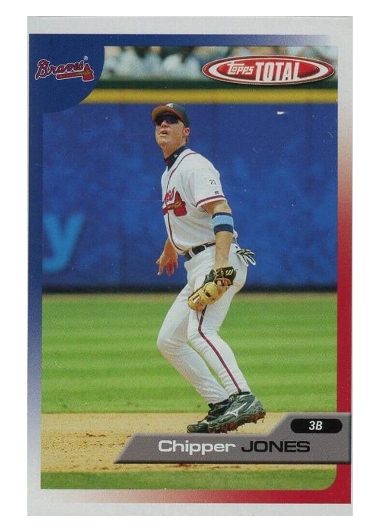 2005 Topps Total Base Set Chipper Jones #240 card
