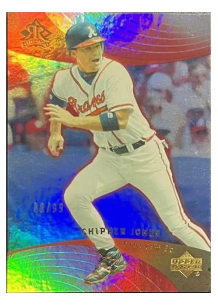 2005 Upper Deck Reflections Chipper Jones #47 card