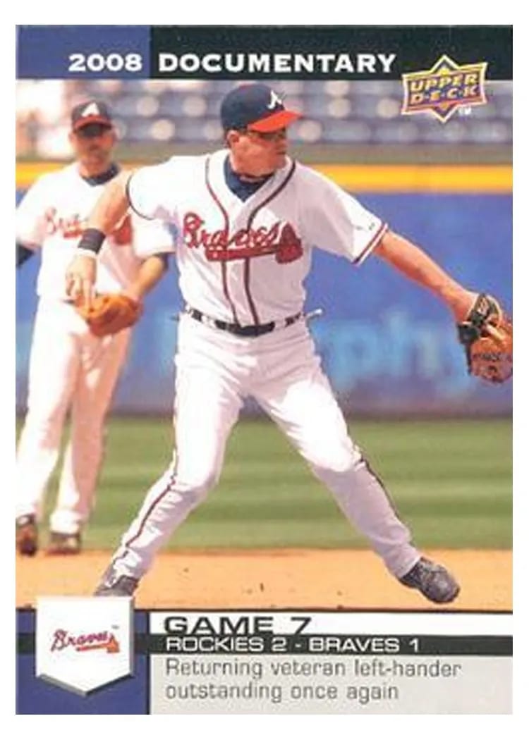 2008 Upper Deck Documentary Chipper Jones #27 card