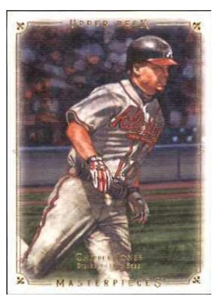 2008 Upper Deck Masterpieces Chipper Jones #4 card