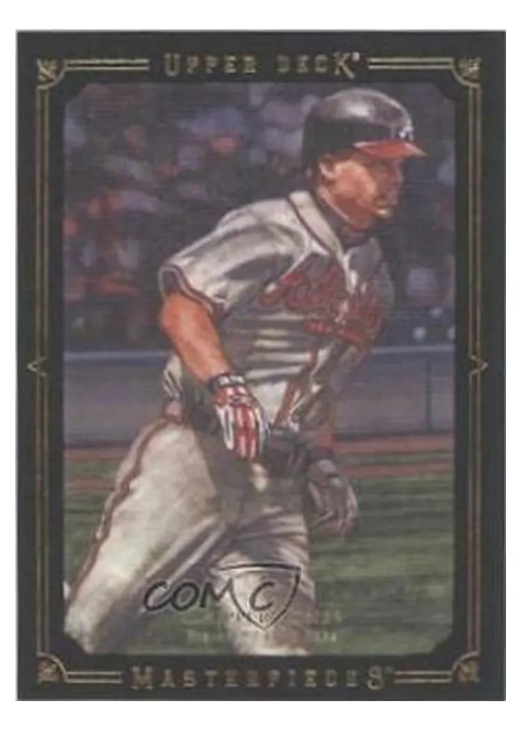 2008 Upper Deck Masterpieces Chipper Jones #4 card