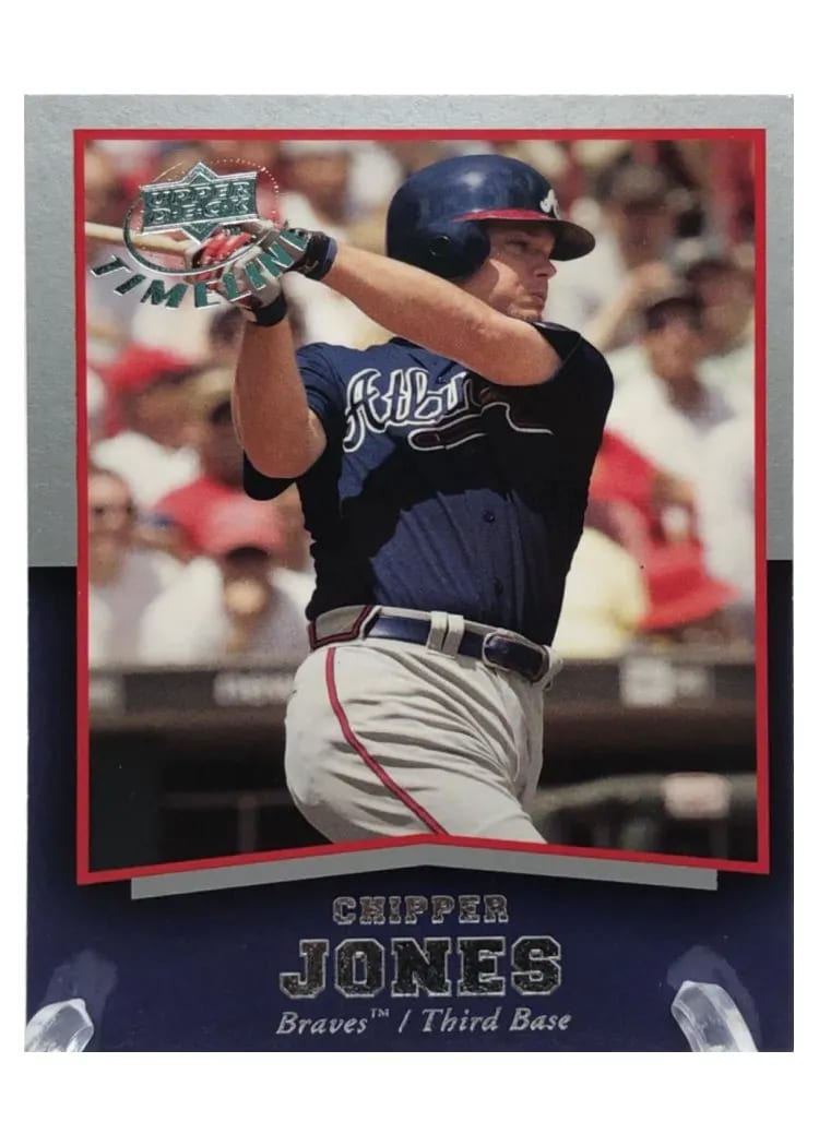 2008 Upper Deck Timeline Chipper Jones #8 card