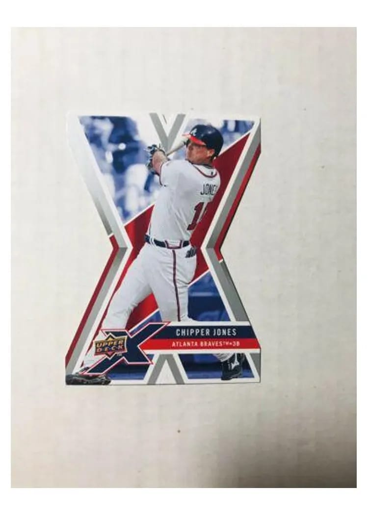 2008 Upper Deck X Chipper Jones #7 card