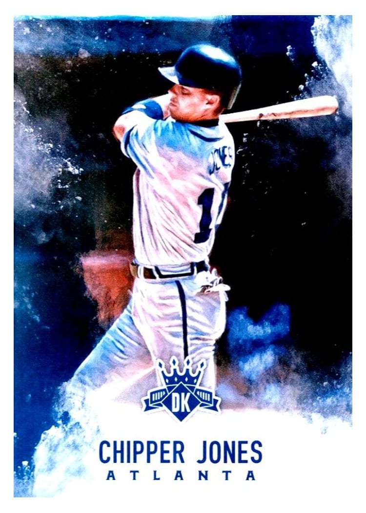 2017 Panini Diamond Kings Base Set Chipper Jones #94 card
