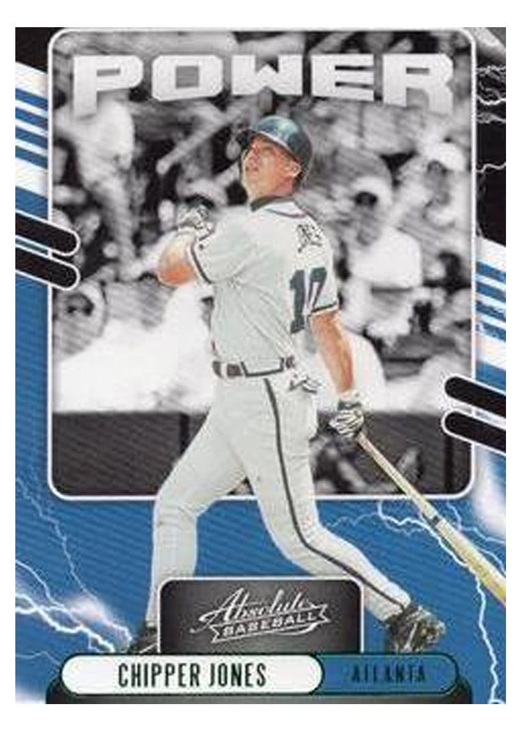 2021 Panini Absolute Power Chipper Jones #PO-15 card