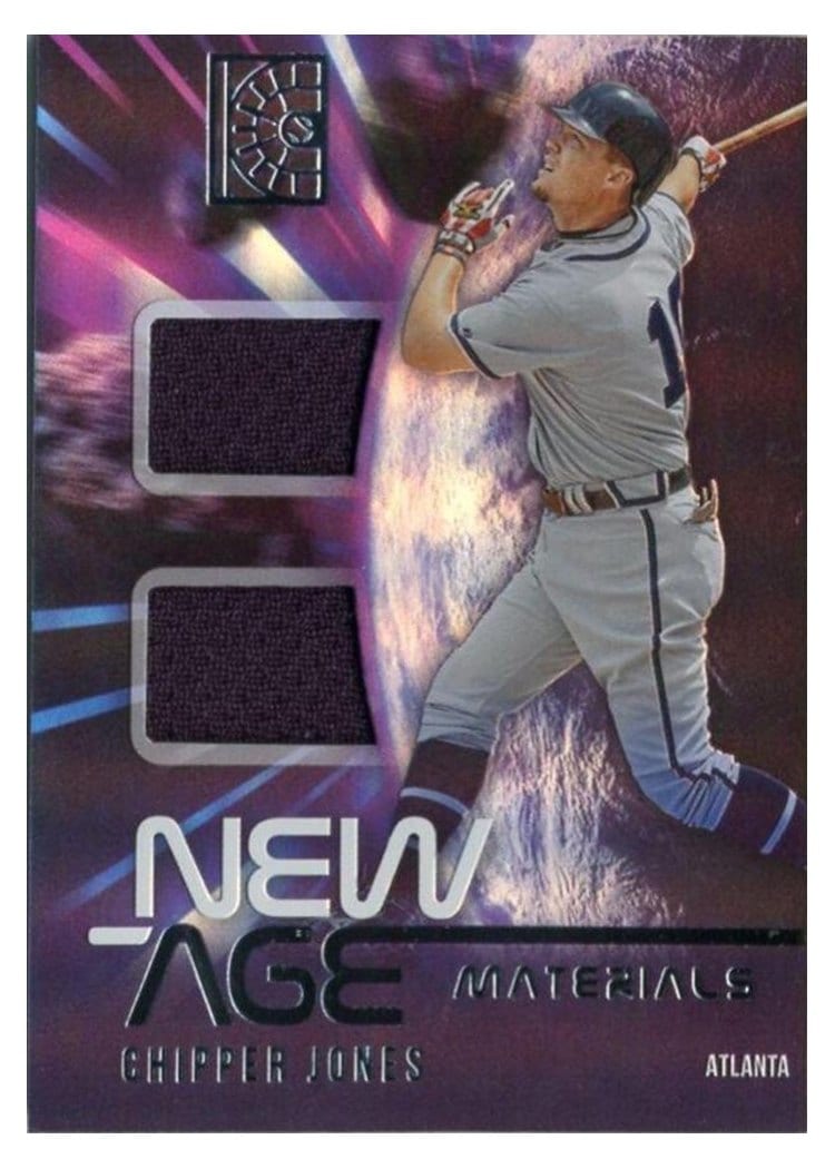 2022 Panini Capstone New Age Materials Chipper Jones #NAM-CJ card