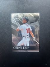 2024 Leaf Press Pass Premium Baseball Retro Chipper Jones #RB-16 card