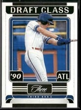 2024 Panini Three and Two Draft Class Chipper Jones #12 card