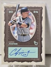2024 Topps Brooklyn Collection Autographs Chipper Jones #AC-CJ