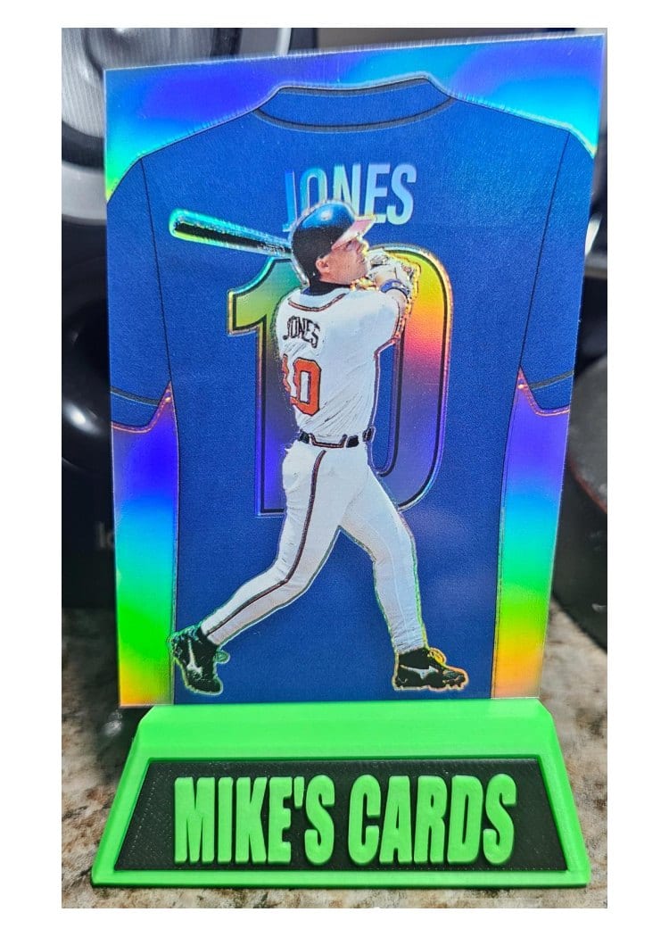 2025 Panini Crusade Numbers Chipper Jones #2 card