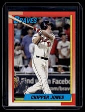 2025 Topps 1990 Topps Baseball (Series One) Chipper Jones #T90-16 card