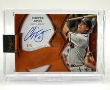 2025 Topps Five Star Preeminent Power Autographs Chipper Jones #PEP-CJ