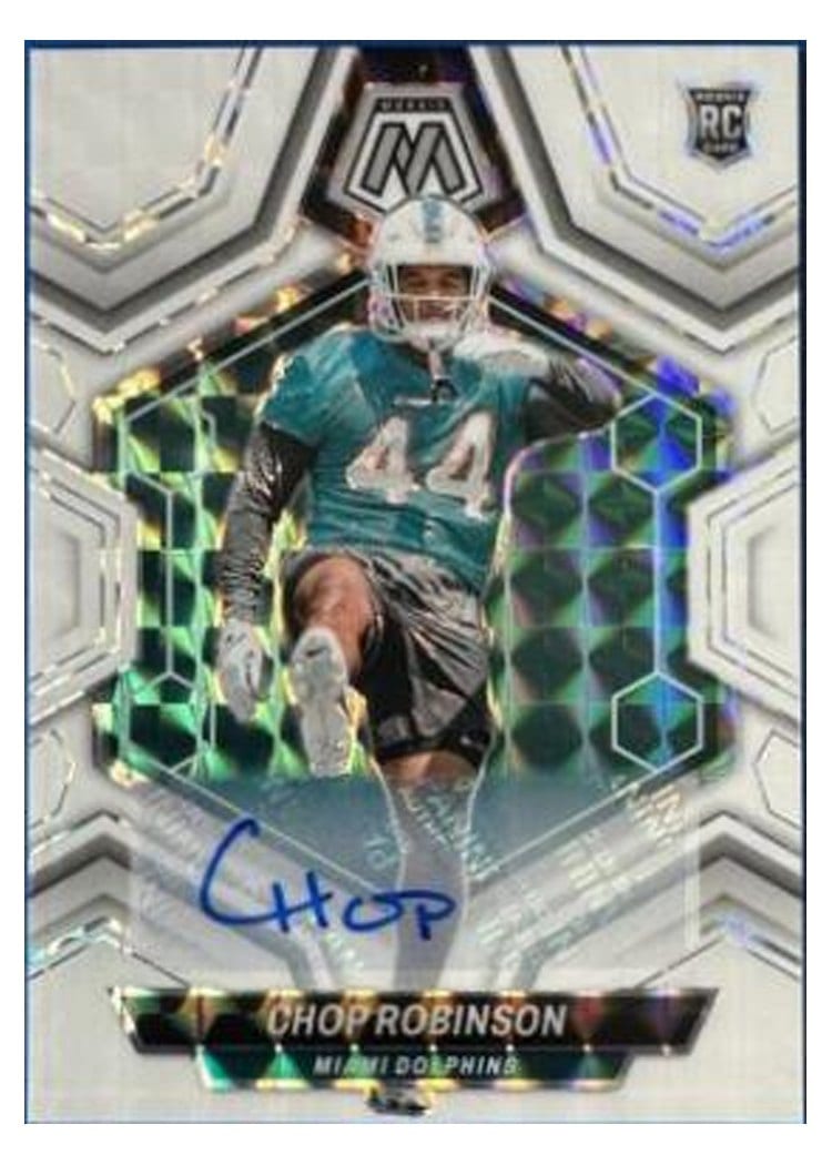 2024 Panini Mosaic Base Set Chop Robinson #321 card