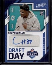 2024 Panini Prestige Draft Day Signatures Chop Robinson #DDS-CRN