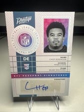 2024 Panini Prestige NFL Passport Signatures Chop Robinson #NPS-CRN card