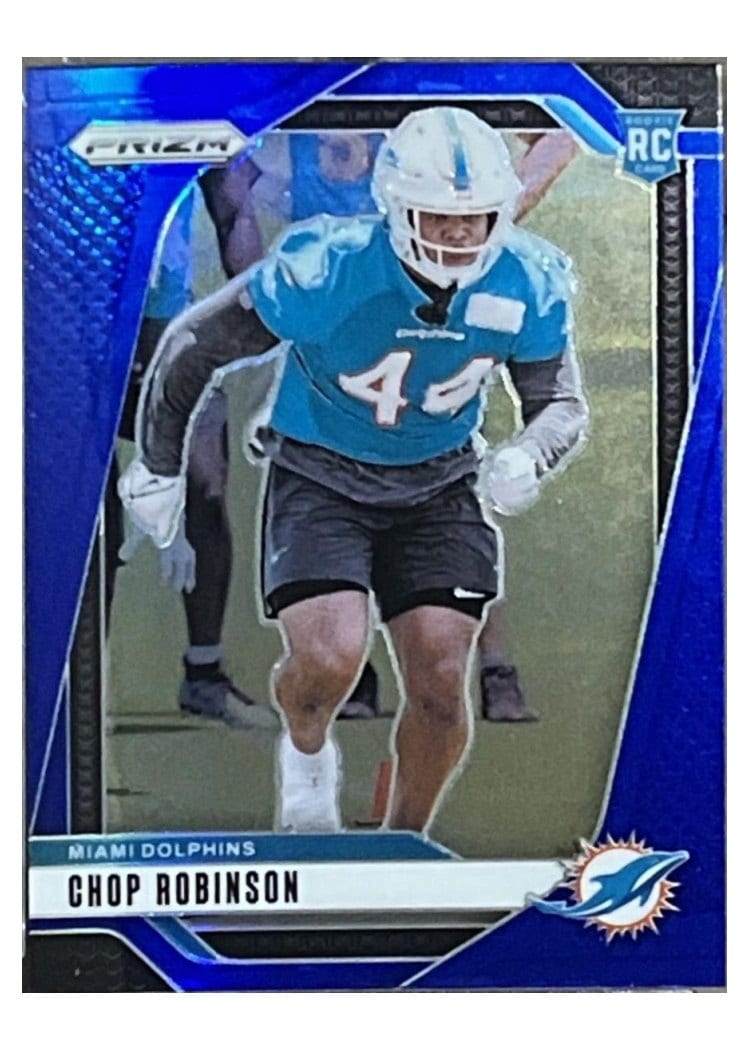 2024 Panini Prizm Base Set Chop Robinson Blue #319 card