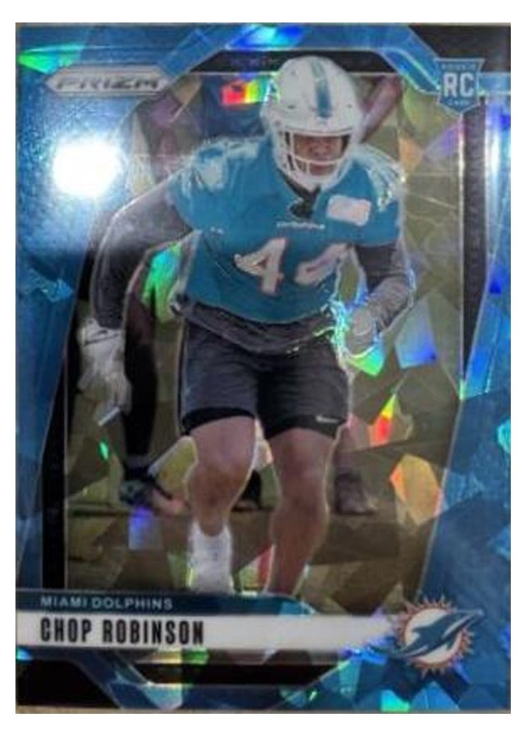 2024 Panini Prizm Base Set Chop Robinson Blue Ice #319 card
