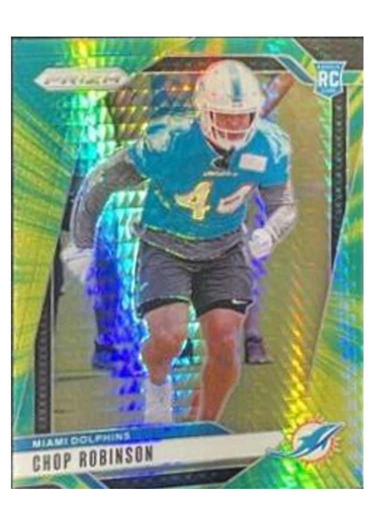 2024 Panini Prizm Base Set Chop Robinson #319 card