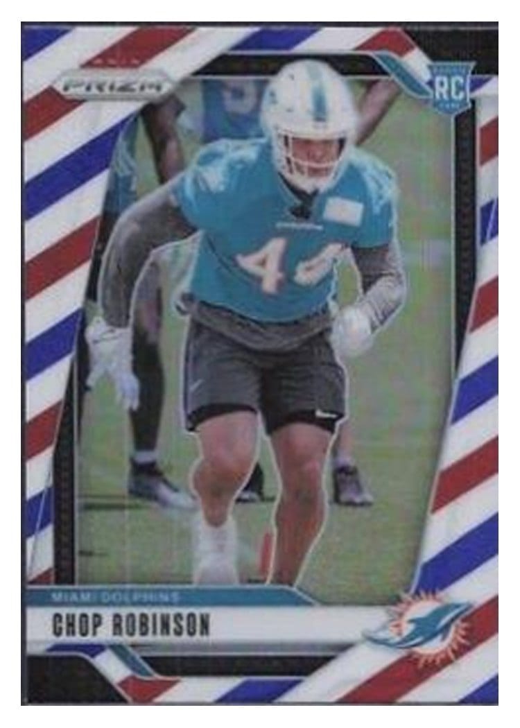 2024 Panini Prizm Base Set Chop Robinson Red White Blue #319 card