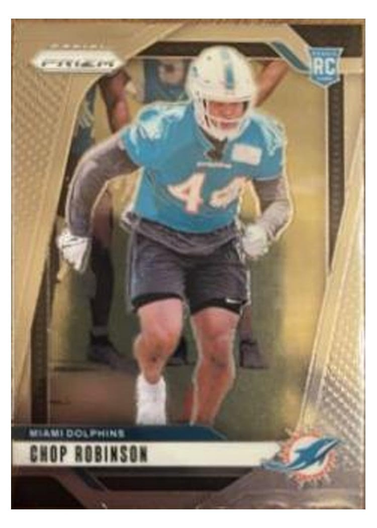 2024 Panini Prizm Base Set Chop Robinson #319 card