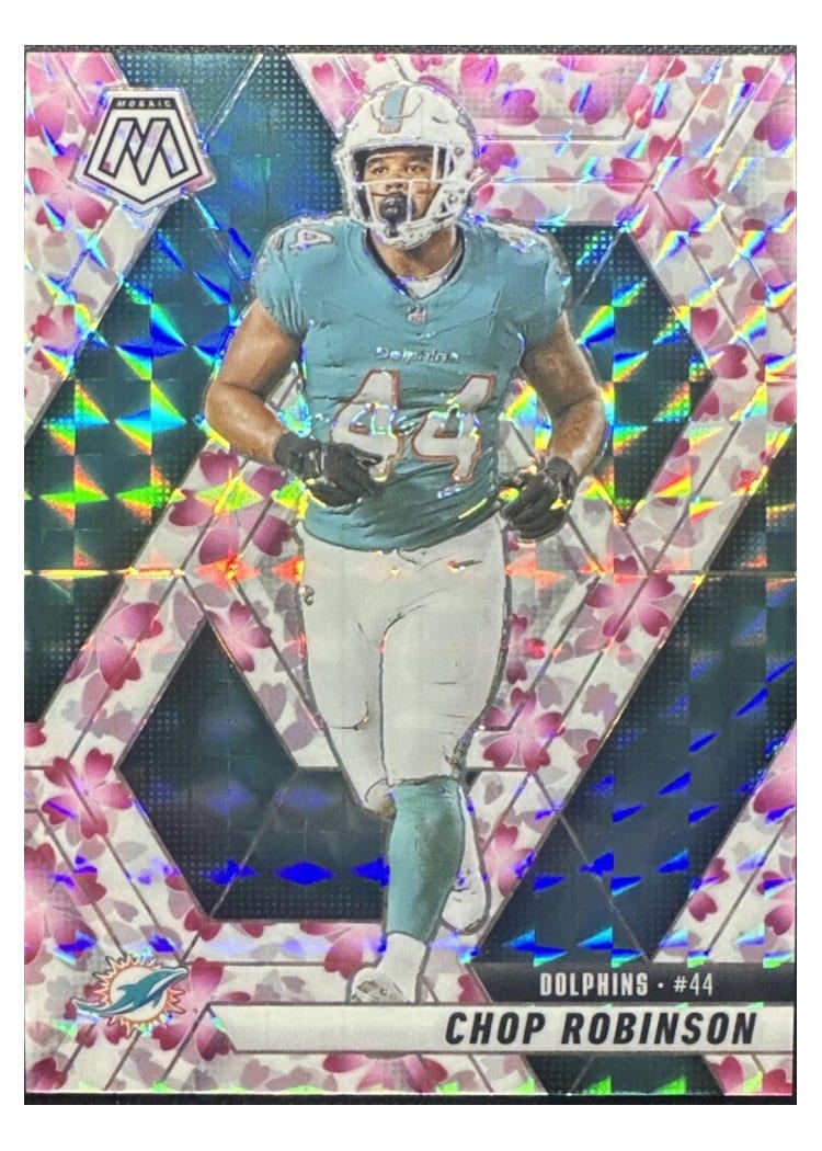 2025 Panini Mosaic Base Set Chop Robinson Choice Cherry Blossom #20 card