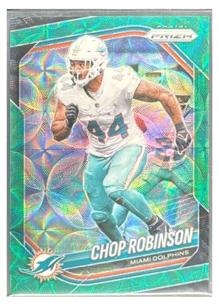 2025 Panini Prizm Base Set Chop Robinson Green Scope #20 card