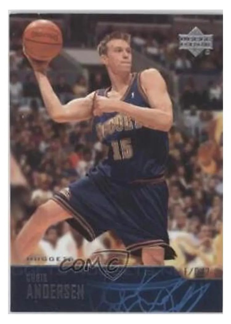 2003 Upper Deck Chris Andersen #54 card