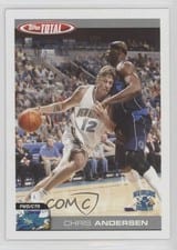 2004-05 Topps Total Base Set Chris Andersen #44 card