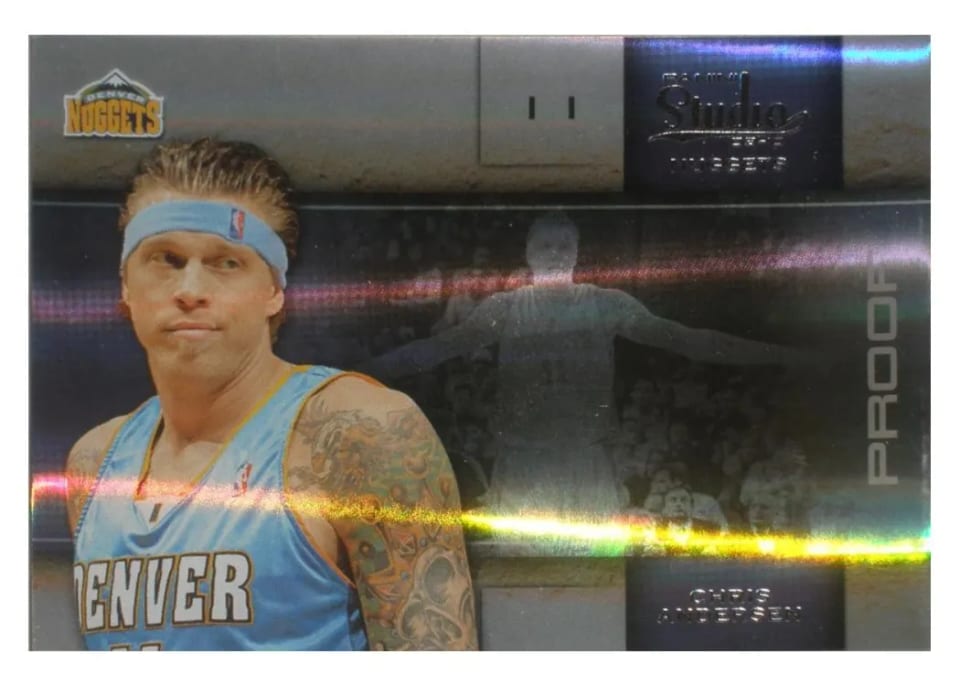2009 Panini Studio Chris Andersen #7 card